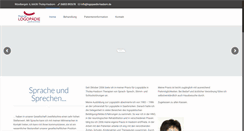 Desktop Screenshot of logopaedie-hasborn.de